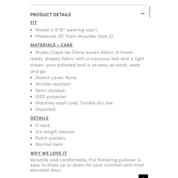 Torrid Harper Studio Crepe De Chine Rorschach Floral 3/4 Sleeve Blouse Size 1 - Picture 10 of 10